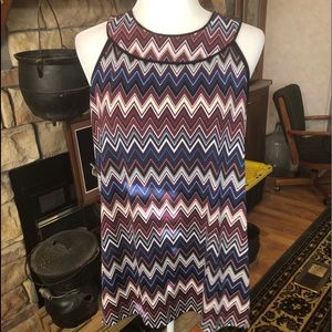 Apt.9 sleeveless blouse size XLarge rounded collar